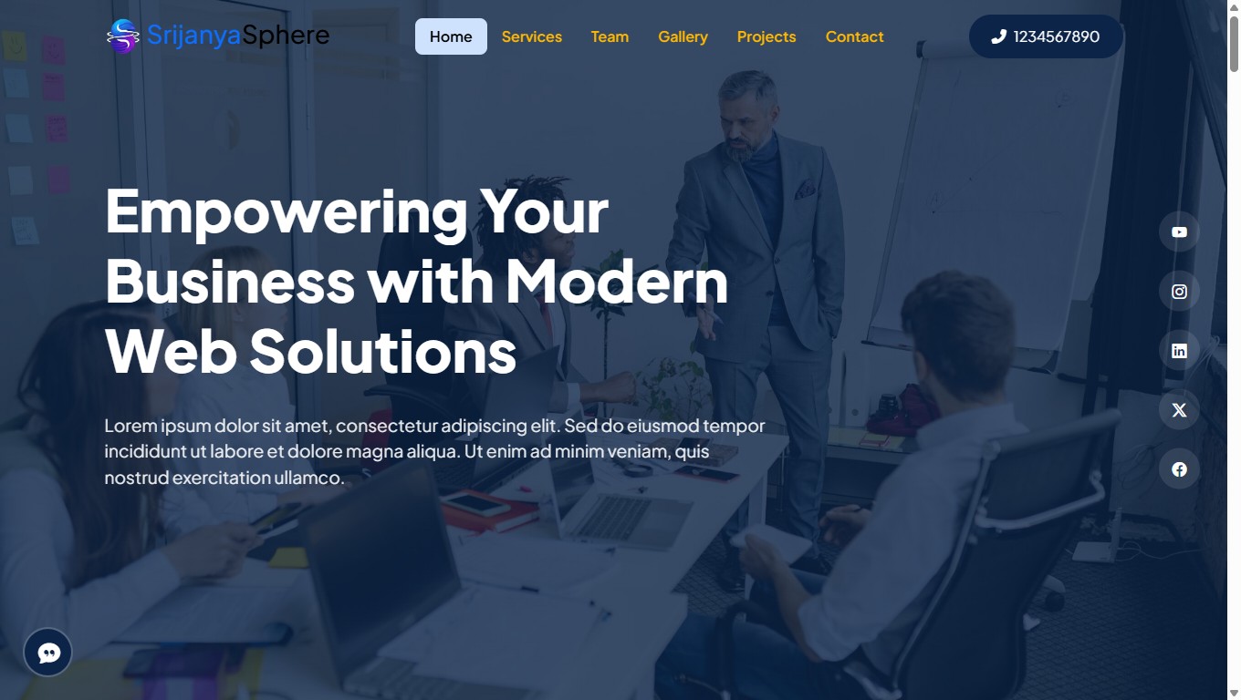 A complete business template with a banner, an about us section, and a strong call-to-action. It includes everything you need for lead generation. preview