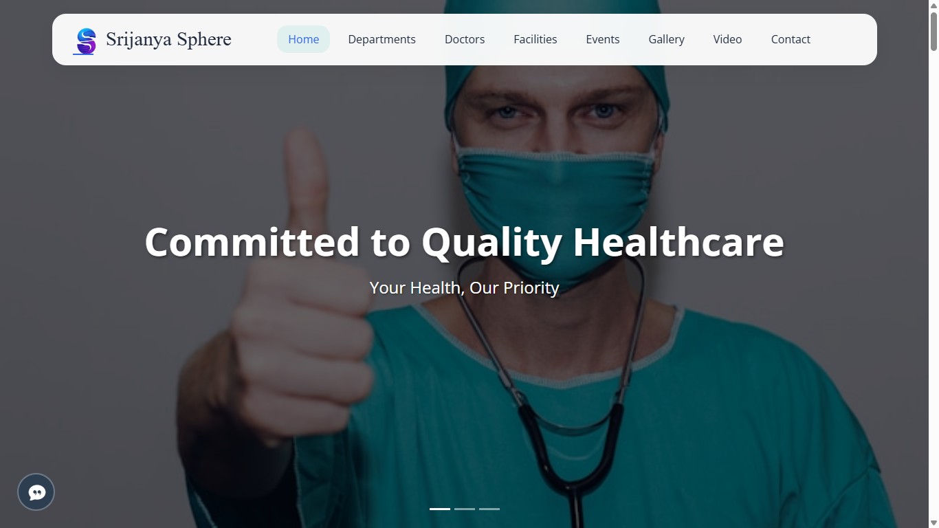 Engaging banner showcasing compassionate care and advanced medical technology, designed to immediately convey trust and professionalism to visitors. preview