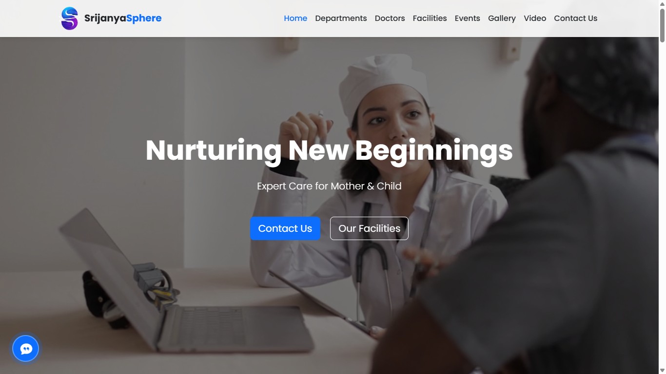 Integrated social media feeds displaying the hospital's latest updates, health tips, and community engagement, fostering a vibrant online presence. preview