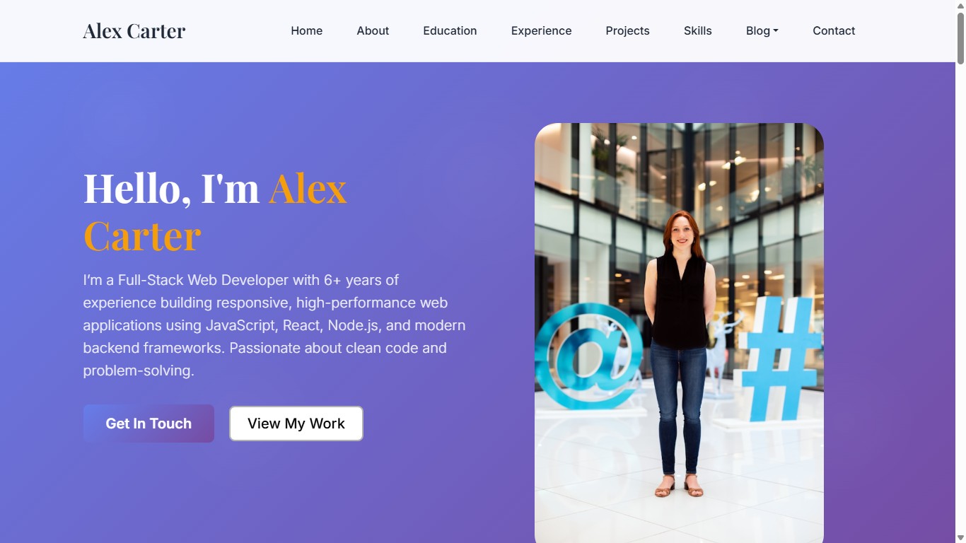 A captivating banner section designed to immediately grab visitor attention, showcasing your unique brand and setting the stage for an immersive user experience. preview