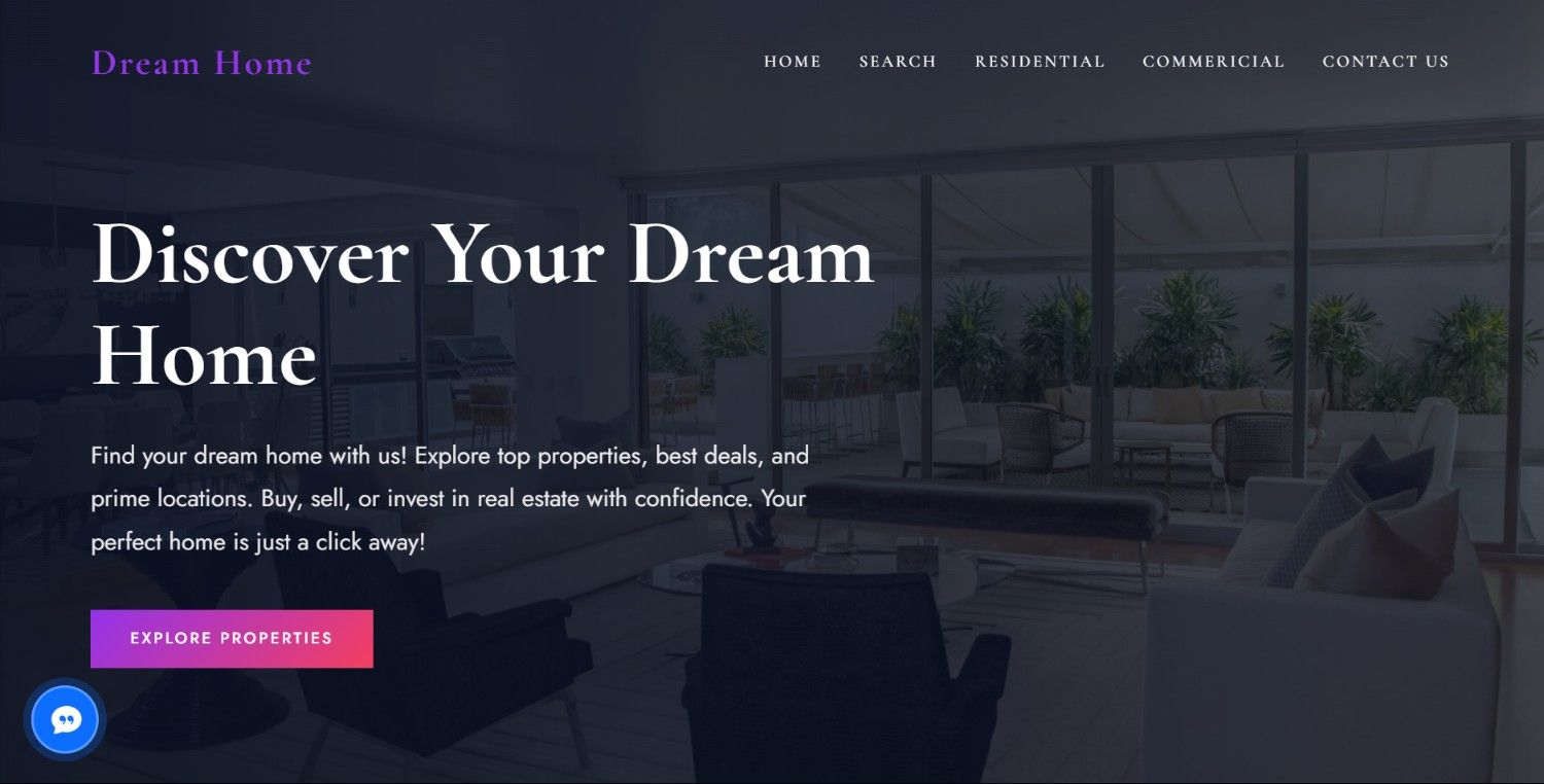 User-friendly layout with advanced search options for easy property browsing. preview