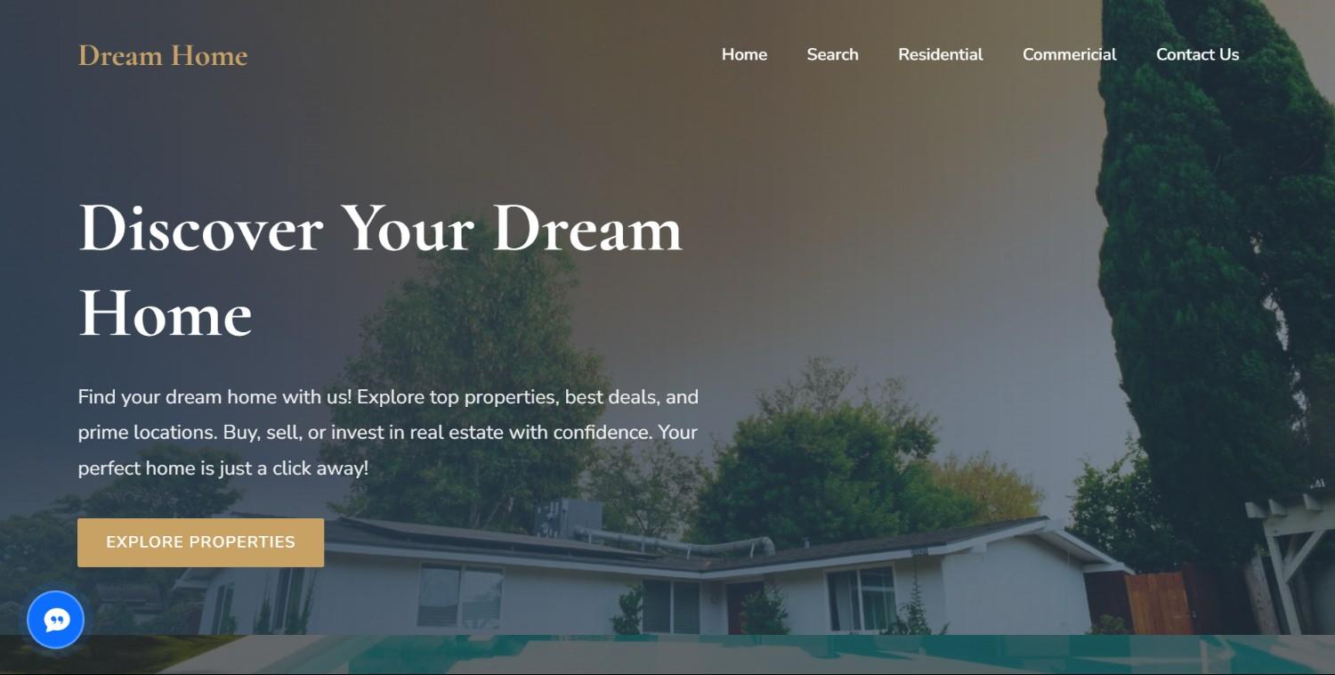 Real estate layout designed to boost conversions and user engagement. preview