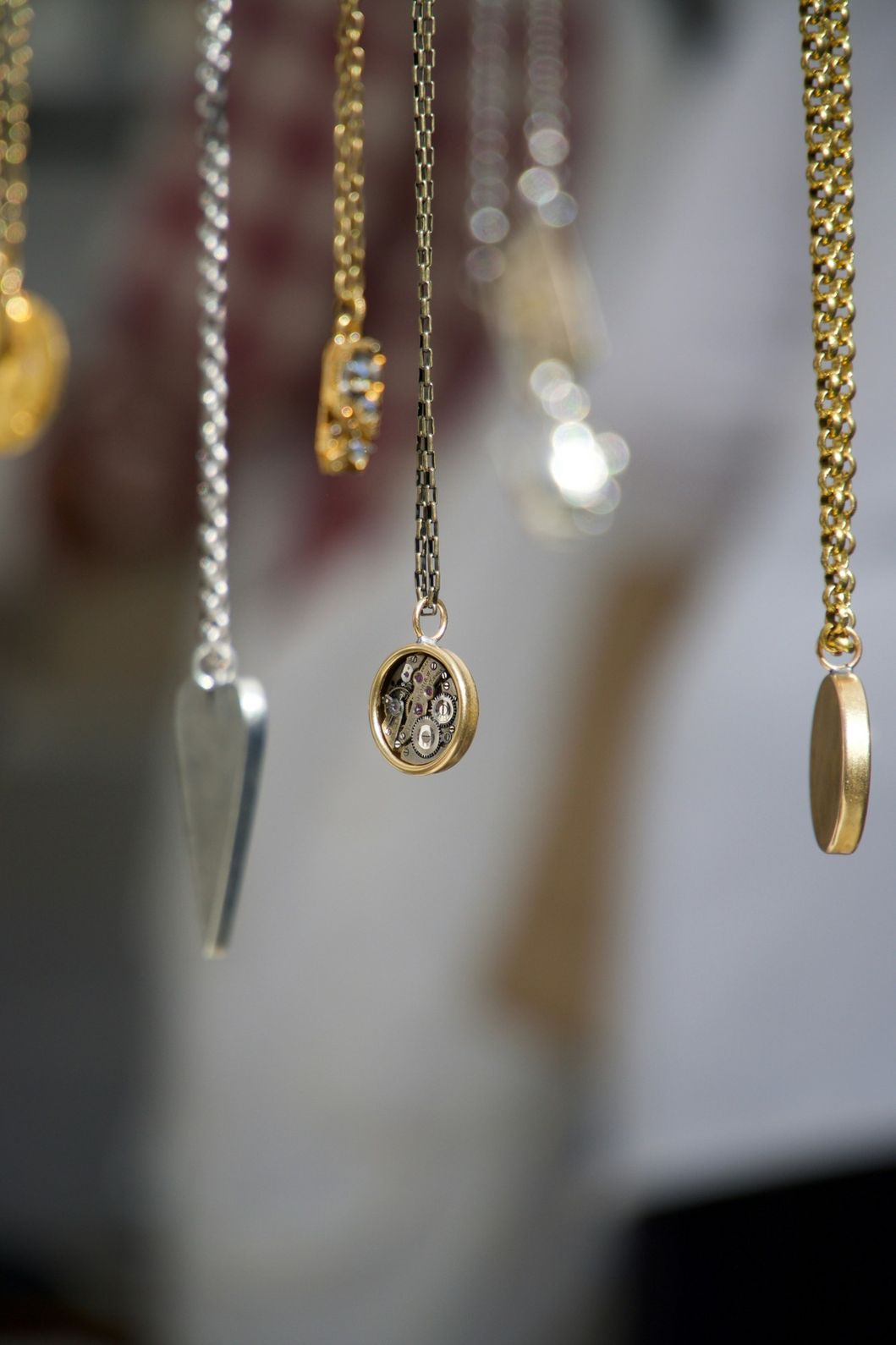 Gold Pendant Set