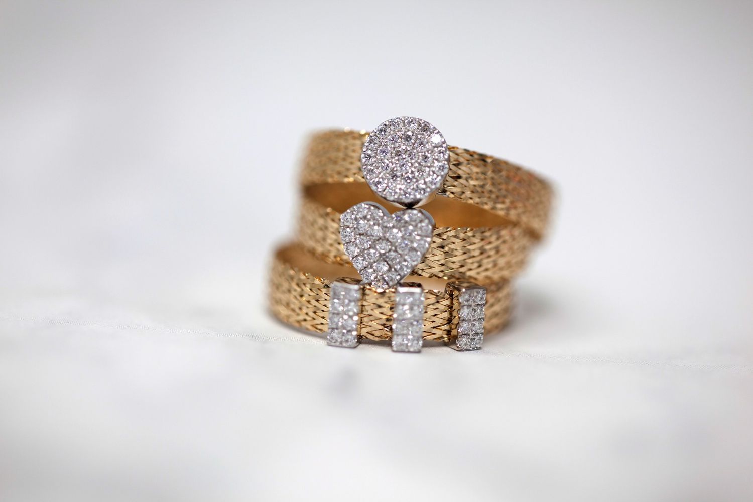 Gold Twisted Hoops