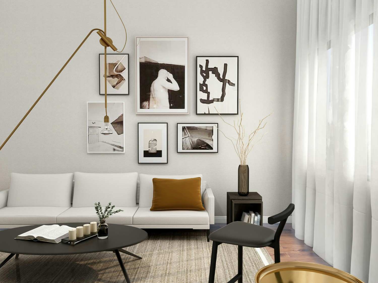 Track Arm Sofa