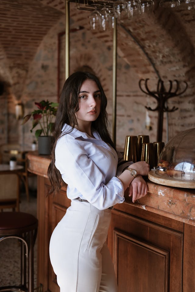 Beige Trousers