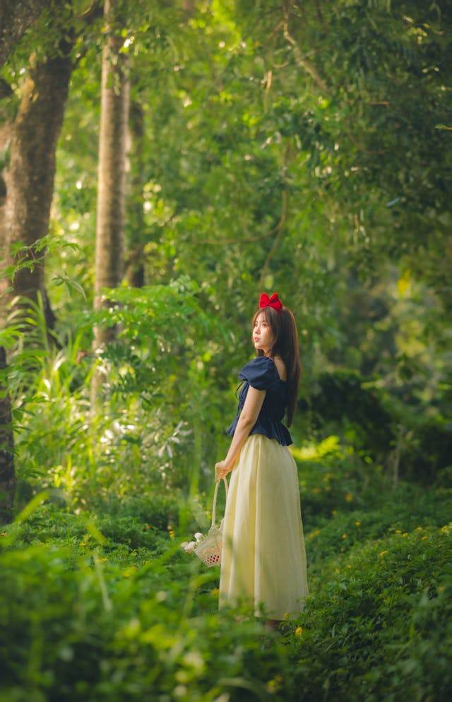 Green A-Line Dress